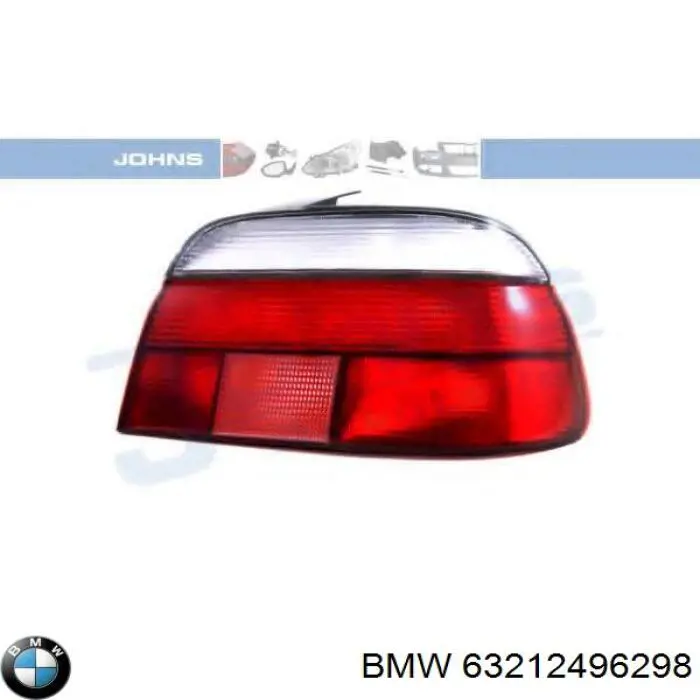 Compre 63212496298 BMW Lanterna traseira direita