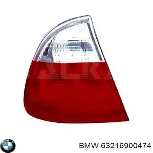 Compre 63216900474 BMW Lanterna traseira direita externa