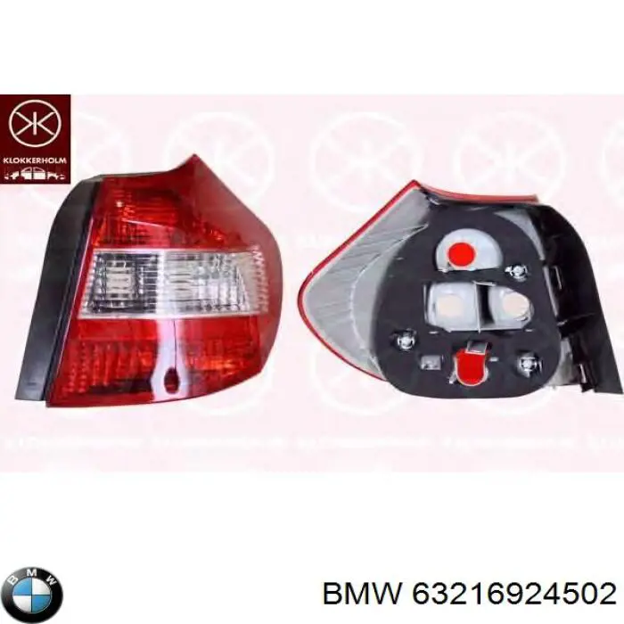 63216924502 BMW Lanterna traseira direita