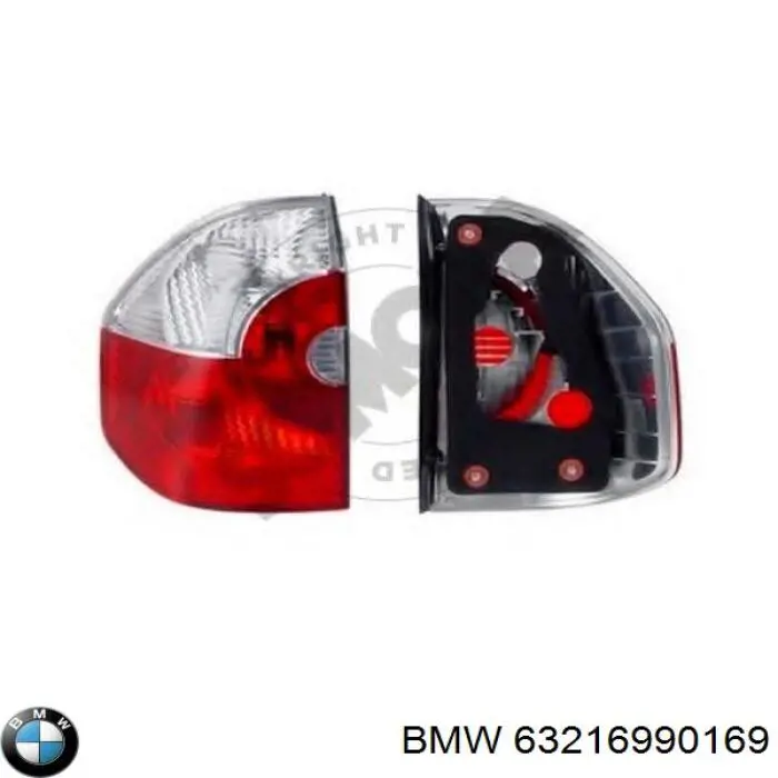 63216990169 BMW Lanterna traseira esquerda externa