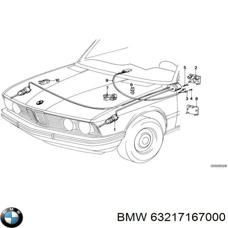 BMW 63217167000 preço, a partir de 4,84 USD
