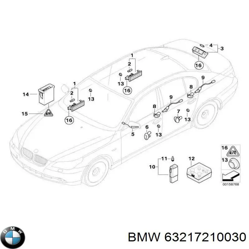  BMW 63217210030 preço, a partir de 55,83 USD