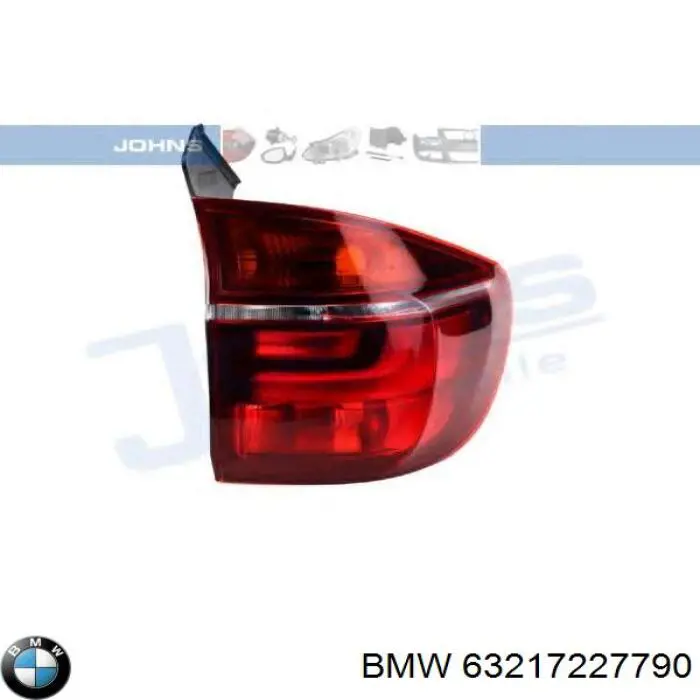 63217227790 BMW Lanterna traseira direita externa