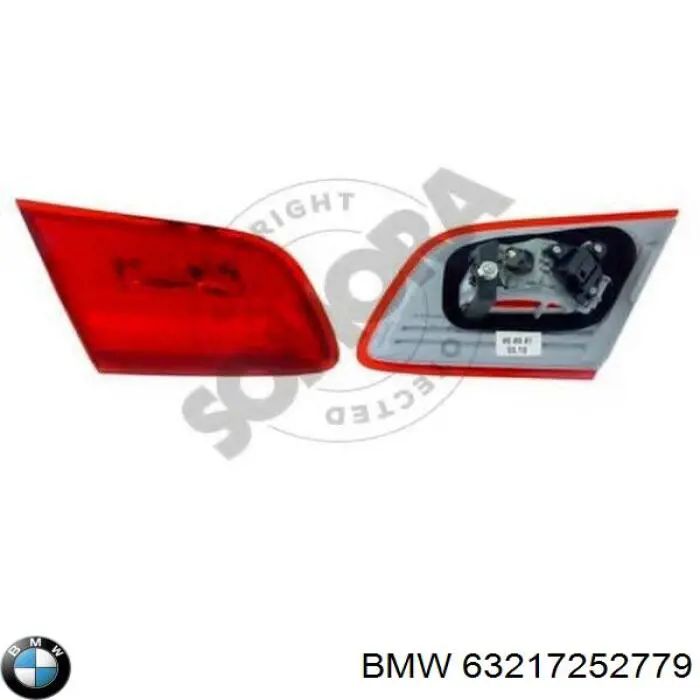 Compre 63217252779 BMW Lanterna traseira esquerda interna