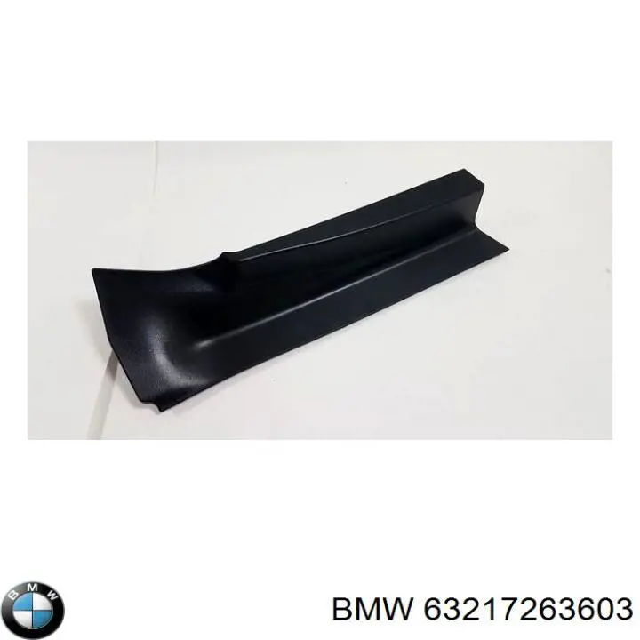 63217263603 BMW Placa sobreposta do pára-choque traseiro esquerdo