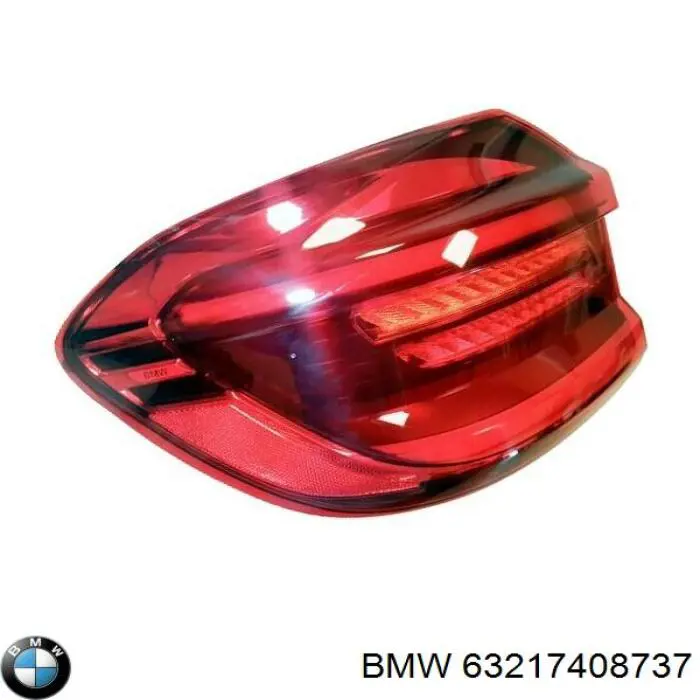 Lanterna traseira esquerda externa 63217408737 BMW