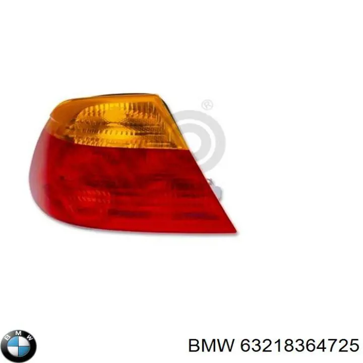 Compre 63218364725 BMW Lanterna traseira esquerda externa