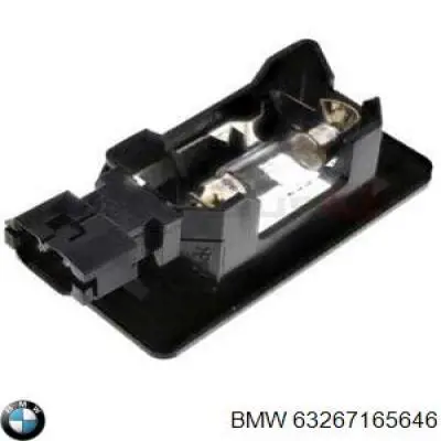 Lanterna da luz de fundo de matrícula traseira BMW 63267165646 preço, a partir de 21,23 USD