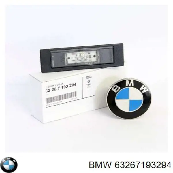 Compre 63267193294 BMW Lanterna da luz de fundo de matrícula traseira