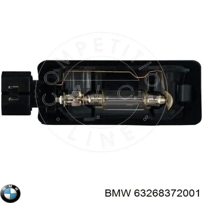 Compre 63268372001 BMW Lanterna da luz de fundo de matrícula traseira
