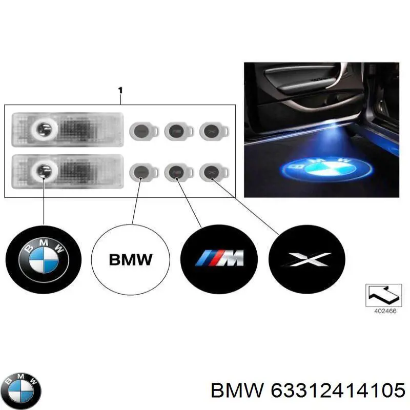 Lâmpada de diodo emissor de luz (LED) BMW 63312289654 preço, a partir de 182,05 USD