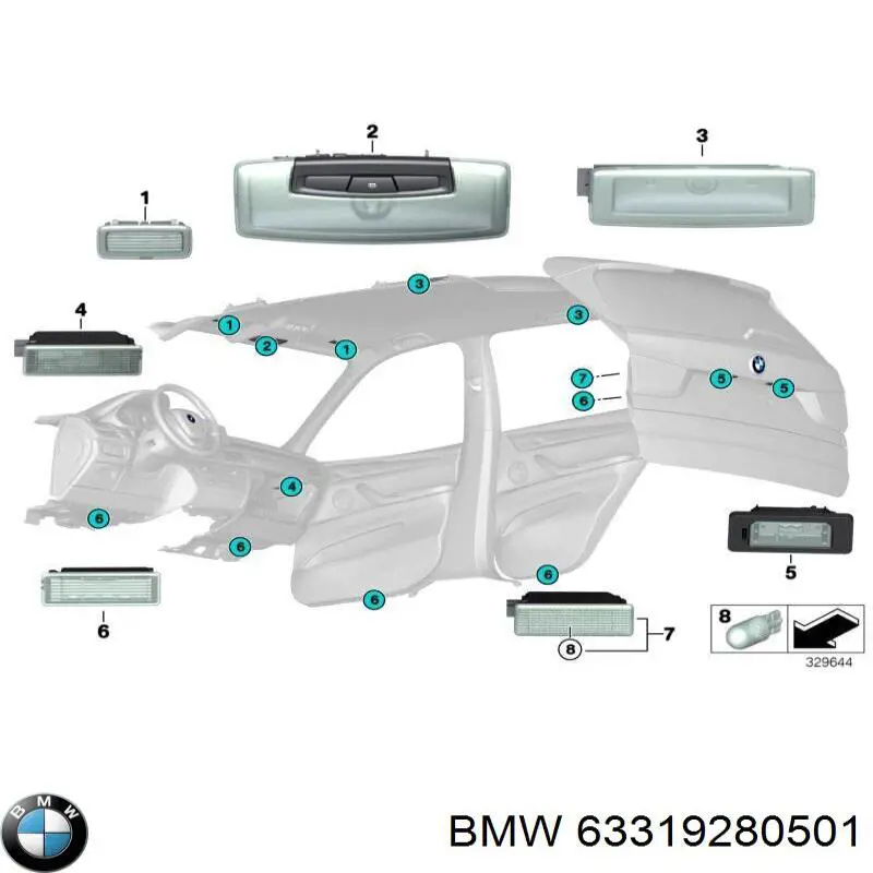  BMW 63319280501 preço, a partir de 40,86 USD