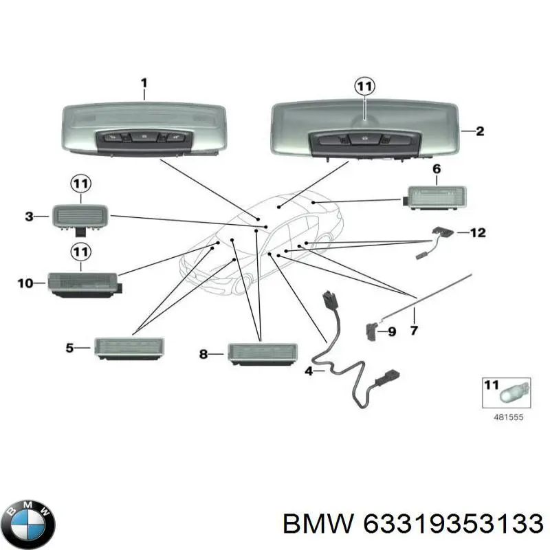 Módulo de direção (Centralina eletrônica) de iluminação diurna BMW 63319353133 preço, a partir de 32,37 USD