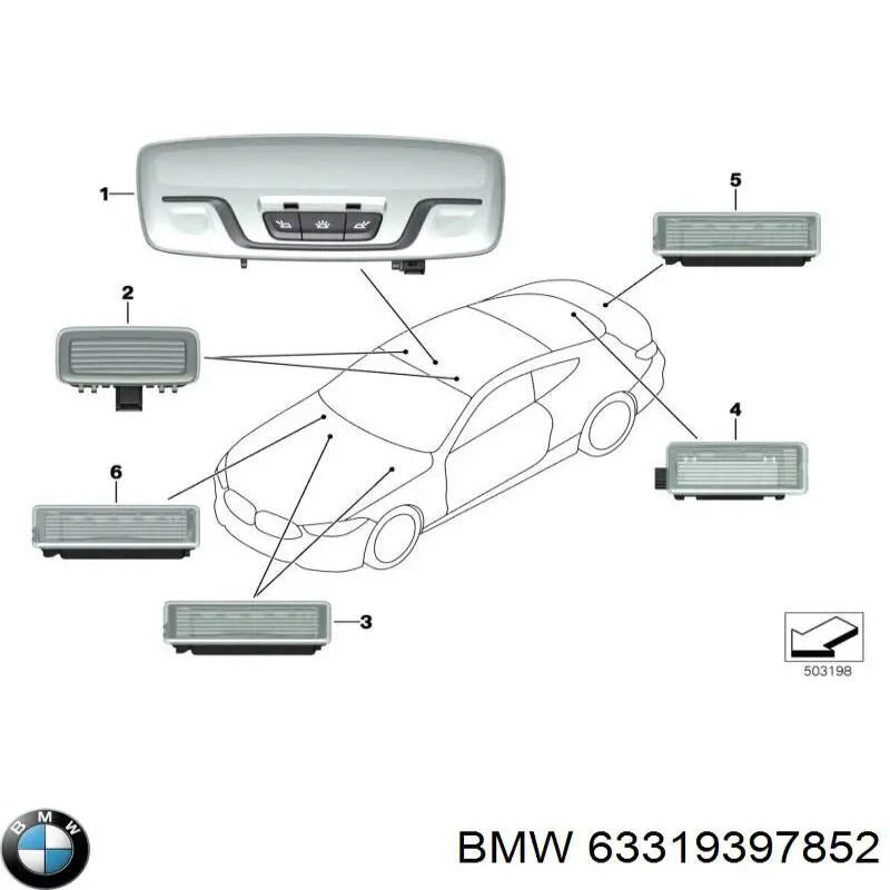 Compre 63319397852 BMW 