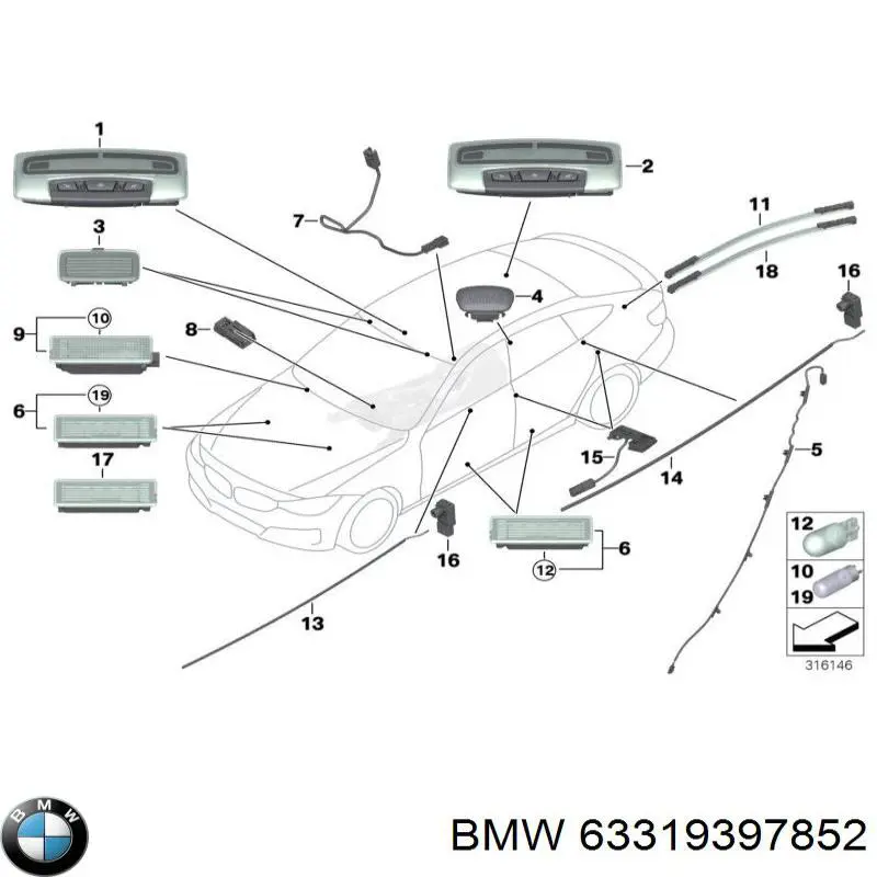 63319397852 BMW 