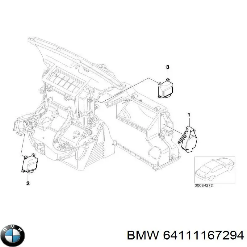 Acionamento de comporta de forno para Mini Cooper  R50, R53