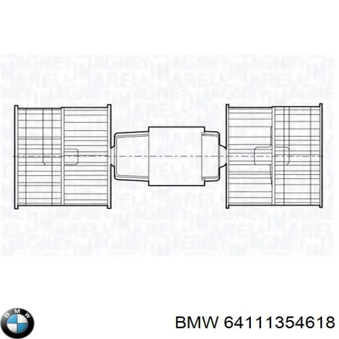 Compre 64111354618 BMW Motor de ventilador de forno (de aquecedor de salão)