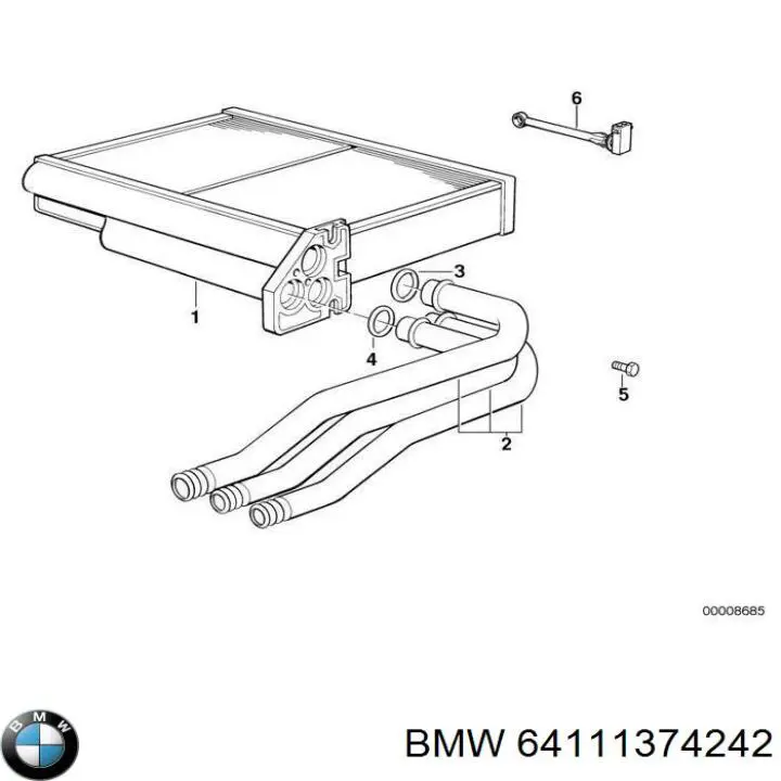 Sensor de temperatura de ar no salão BMW 64111374242 preço, a partir de 88,72 USD