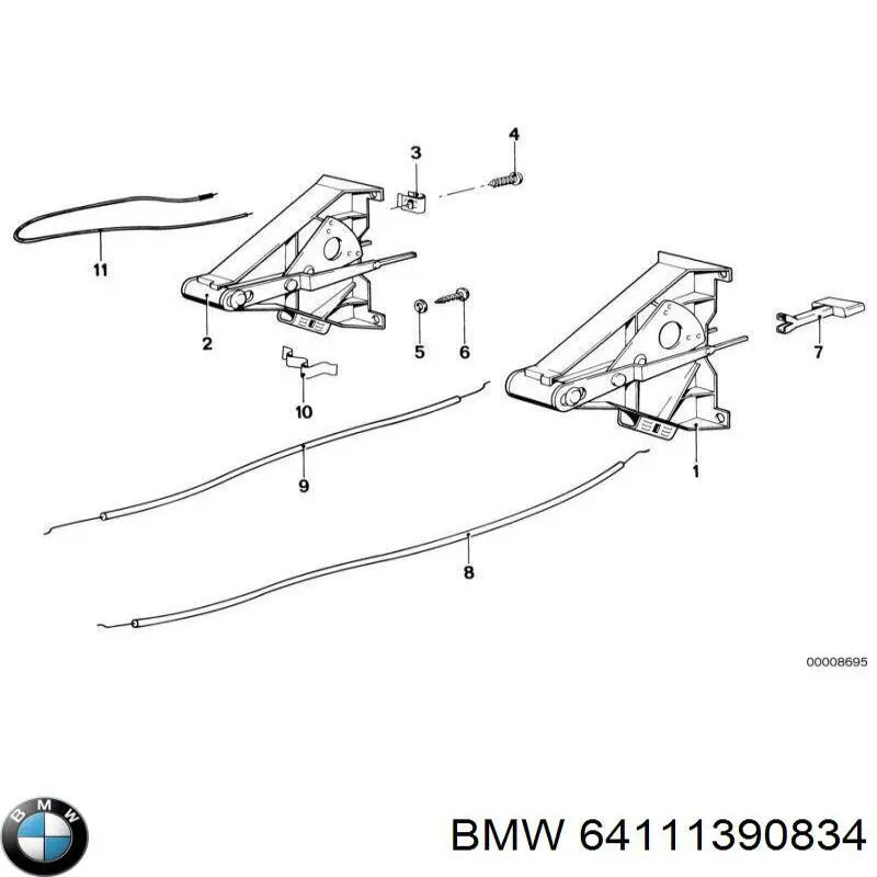 Compre 64111390834 BMW 