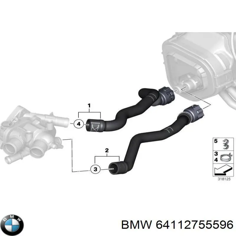  BMW 64112755596 preço, a partir de 7,32 USD