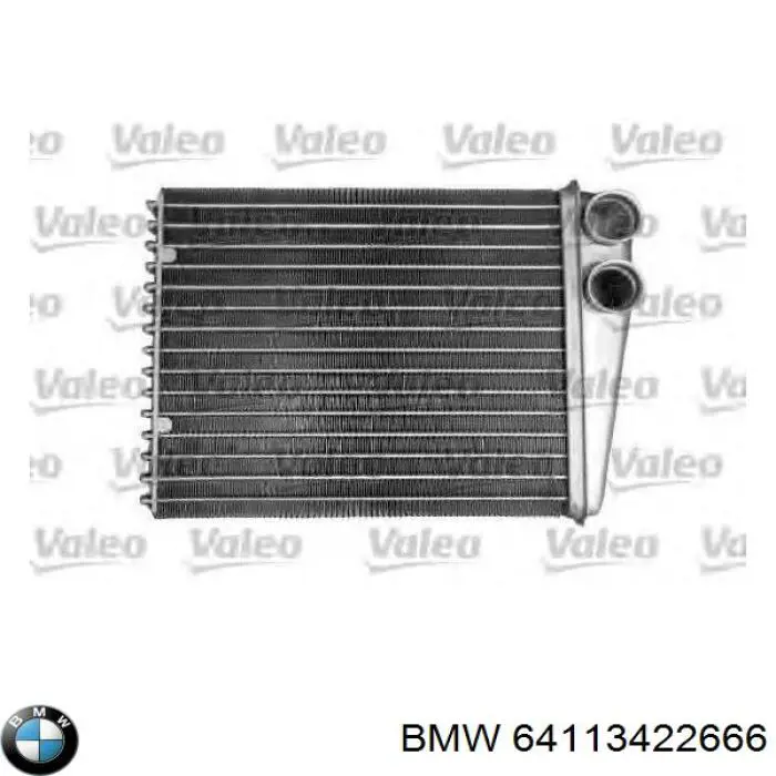64113422666 BMW Radiador de forno (de aquecedor)