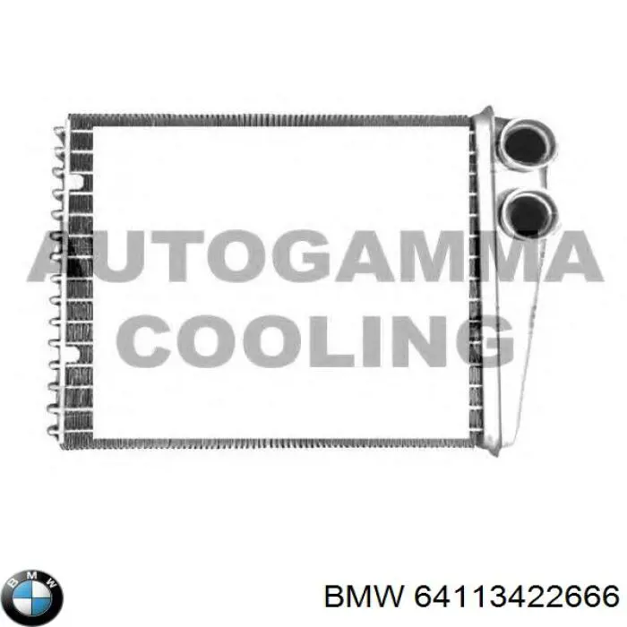 Radiador de forno (de aquecedor) BMW 64113422666 preço, a partir de 64,13 USD