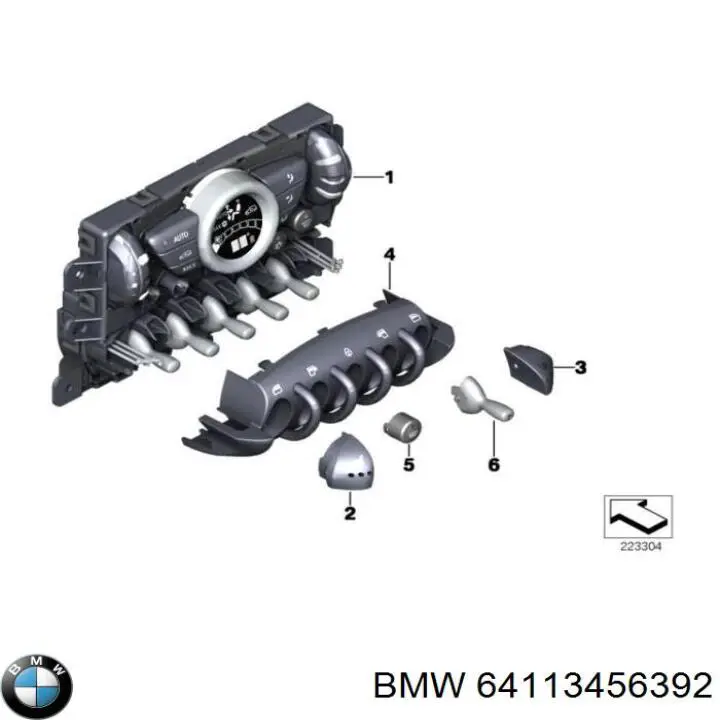 Compre 64113457397 BMW Unidade de controlo dos modos de aquecimento/condicionamento