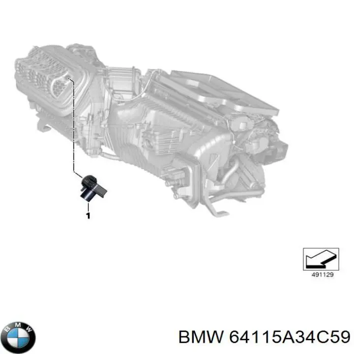Compre 64116833647 BMW Sensor de sujidade de ar