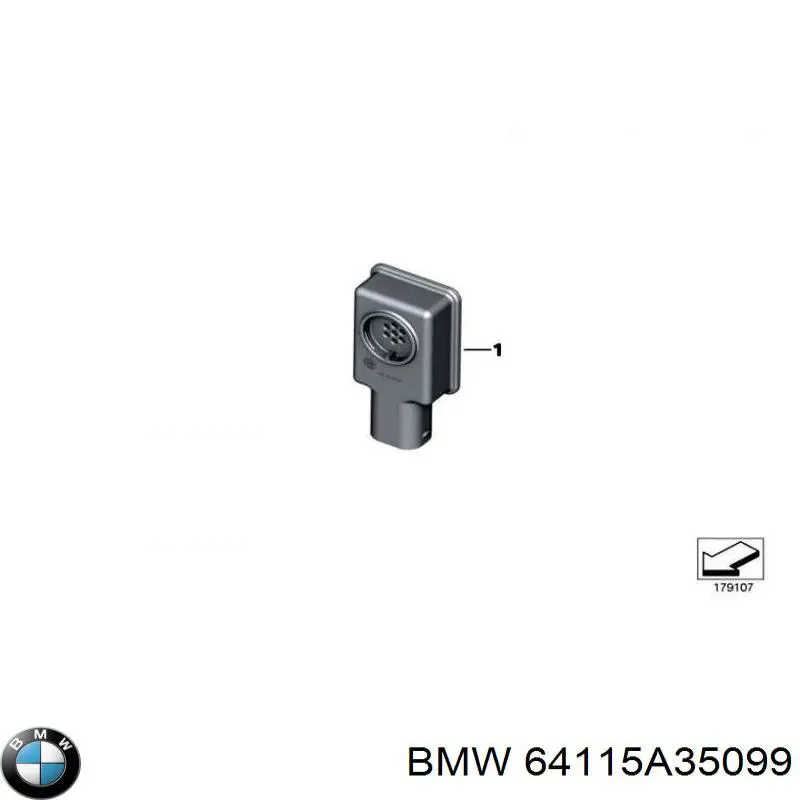 64115A35099 BMW Sensor de sujidade de ar