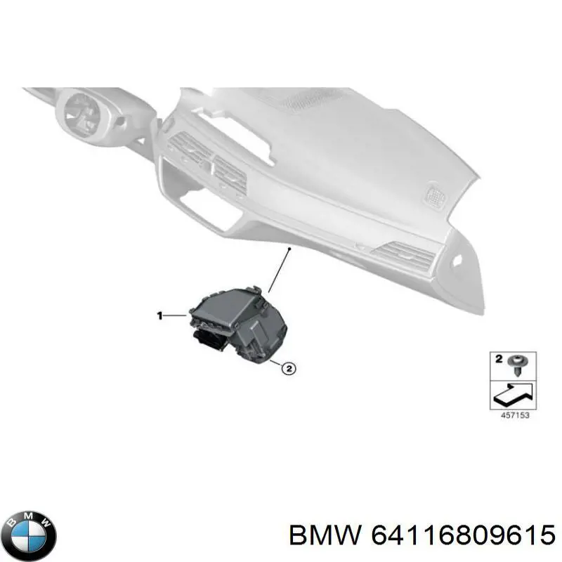 64116809615 BMW Aromatizante para o painel de instrumentos