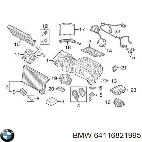 Filtro de salão BMW 64116821995 preço, a partir de 28,53 USD