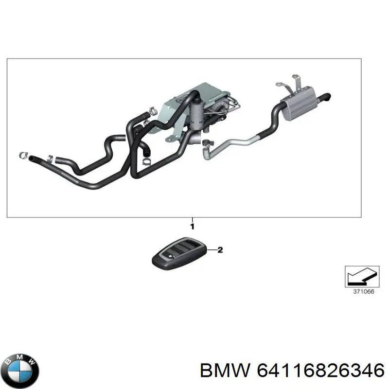 64116826346 BMW Sensor de sujidade de ar