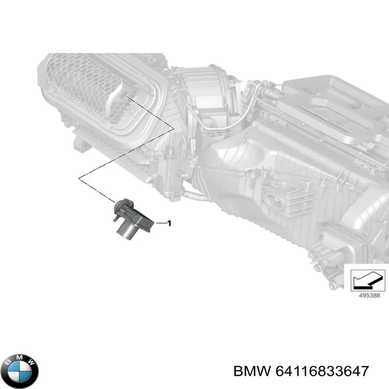 Sensor de sujidade de ar BMW 64116833647 preço, a partir de 62,99 USD