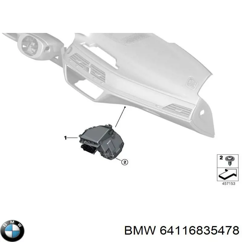 64116835478 BMW Aromatizante para o painel de instrumentos