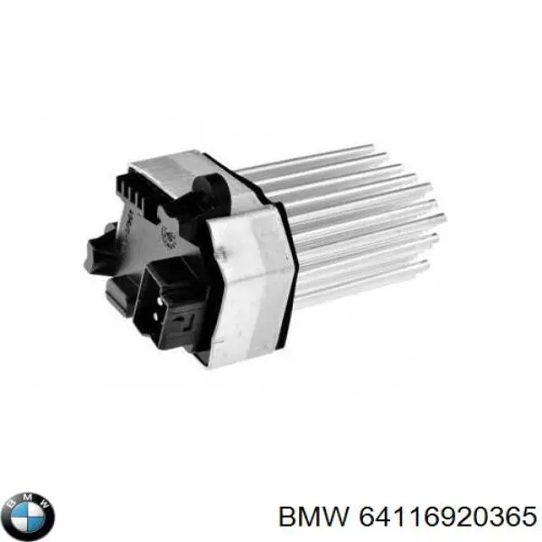 Resistor (resistência) de ventilador de forno (de aquecedor de salão) BMW 64116920365 preço, a partir de 30,04 USD