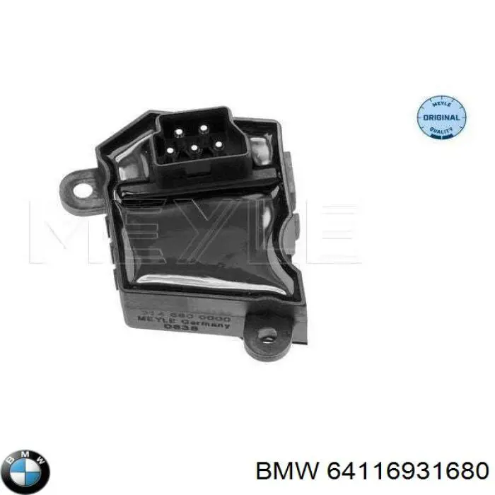 Resistor (resistência) de ventilador de forno (de aquecedor de salão) BMW 64116931680 preço, a partir de 51,33 USD