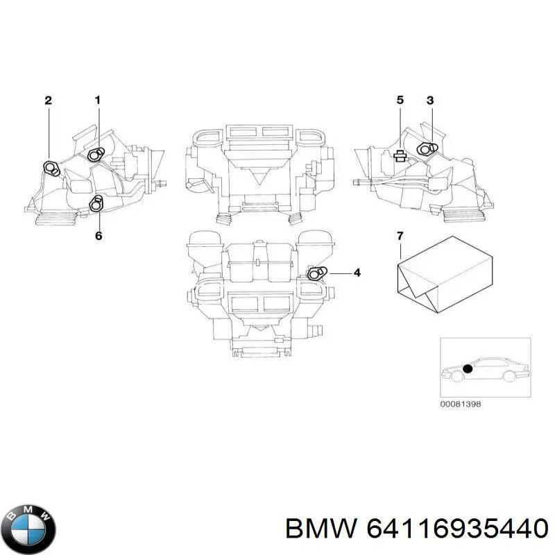  BMW 64116935440 preço, a partir de 32,38 USD