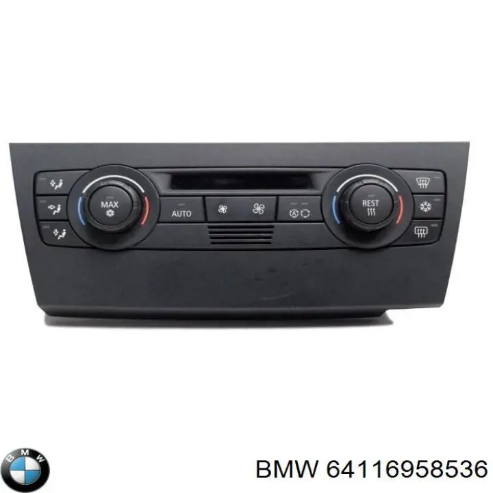 64119119683 BMW Unidade de controlo dos modos de aquecimento/condicionamento