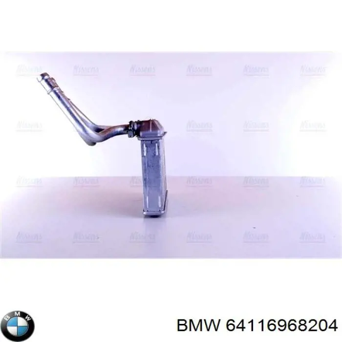 64116968204 BMW Radiador de forno (de aquecedor)