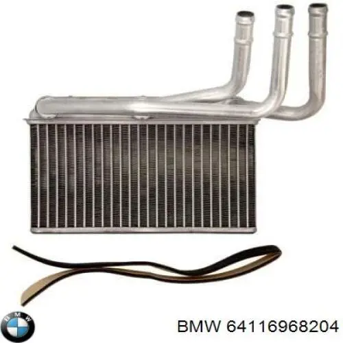 Radiador de forno (de aquecedor) BMW 64116968204 preço, a partir de 75,98 USD
