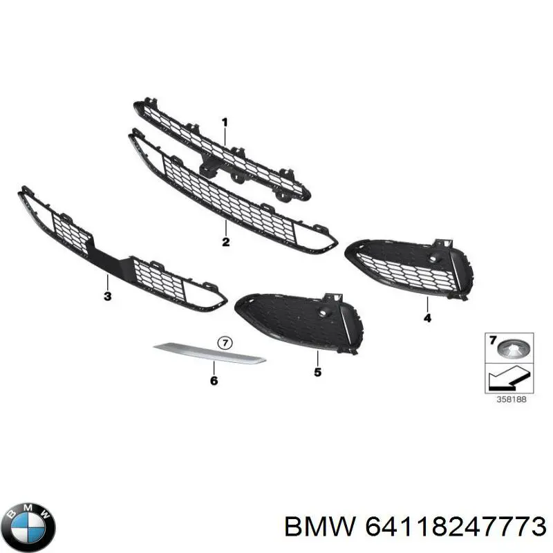 64118247773 BMW 