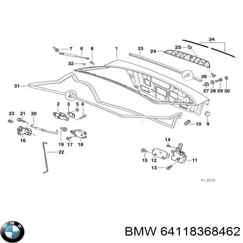 Válvula de forno (de aquecedor) BMW 64118368462 preço, a partir de 794,32 USD