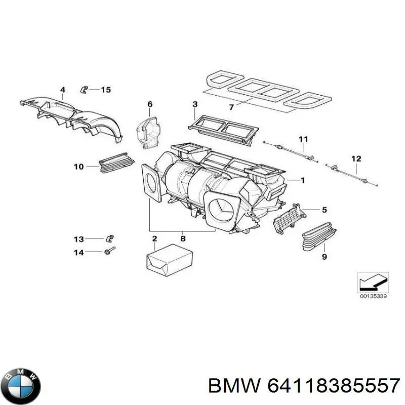 64118385557 BMW 