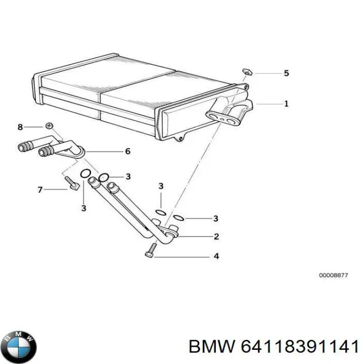  BMW 64118391141 preço, a partir de 85,12 USD