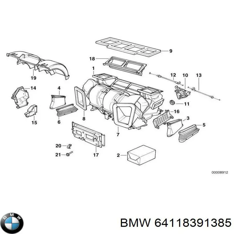 Filtro de salão BMW 64118391385 preço, a partir de 30,48 USD