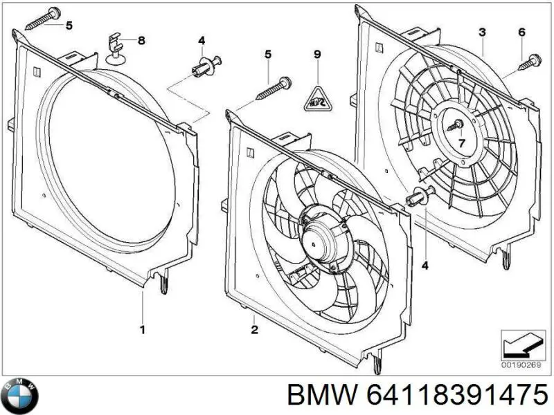 Compre 64118391475 BMW 