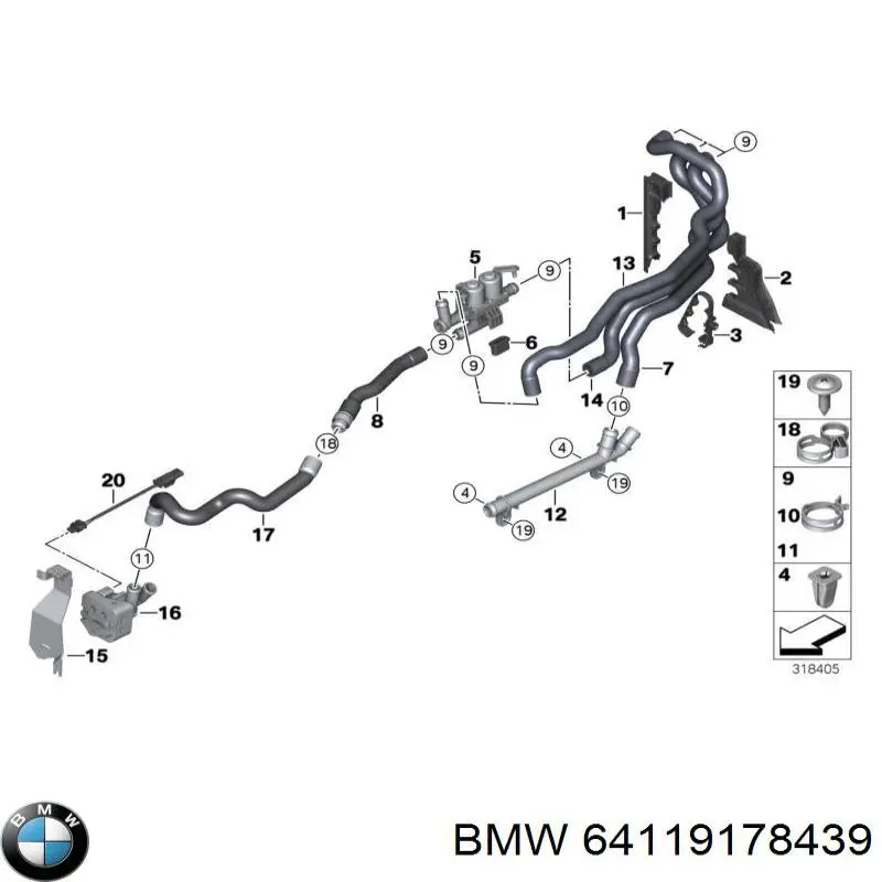 64119178439 BMW 