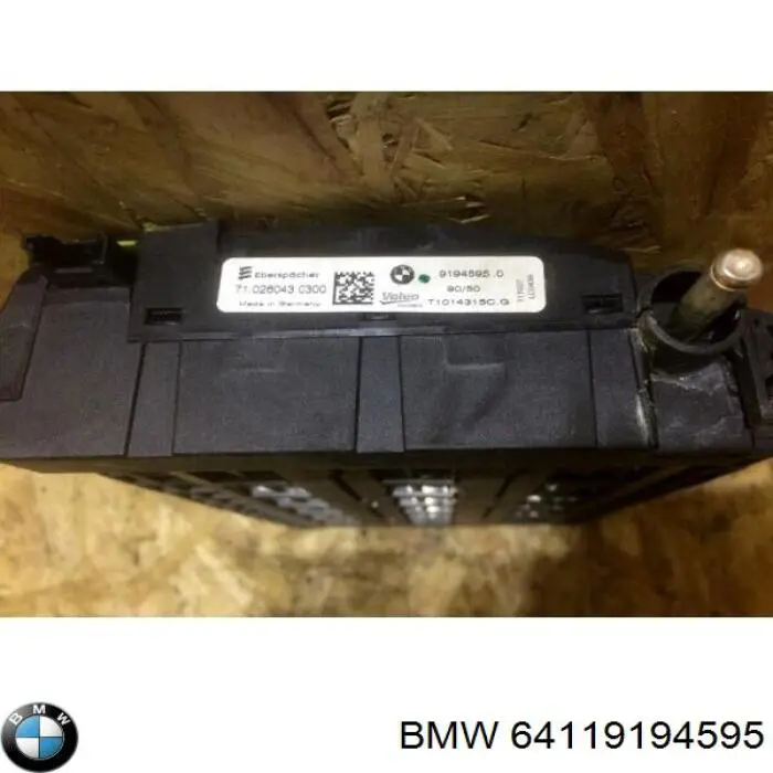 64119194595 BMW Radiador de forno (de aquecedor)