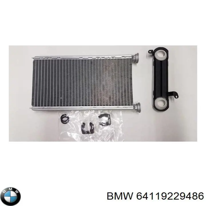 64119229486 BMW Radiador de forno (de aquecedor)