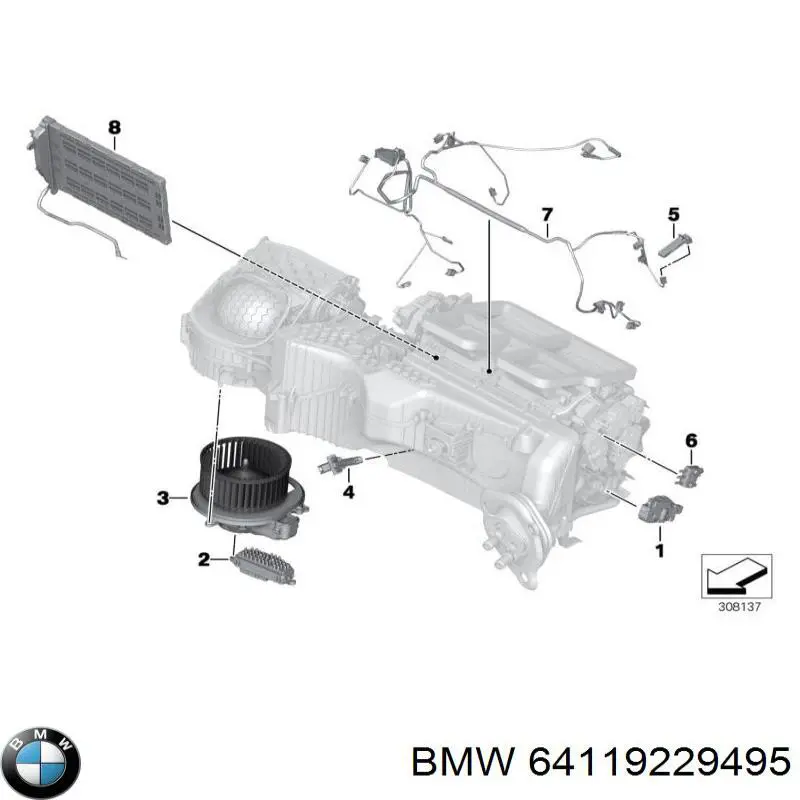 64119229495 BMW 